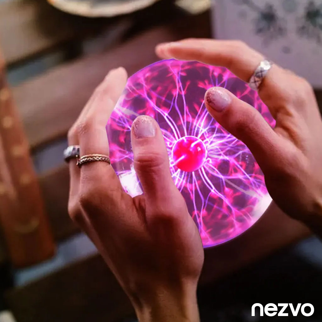 Lumière de Boule de Plasma de Cristal Magique