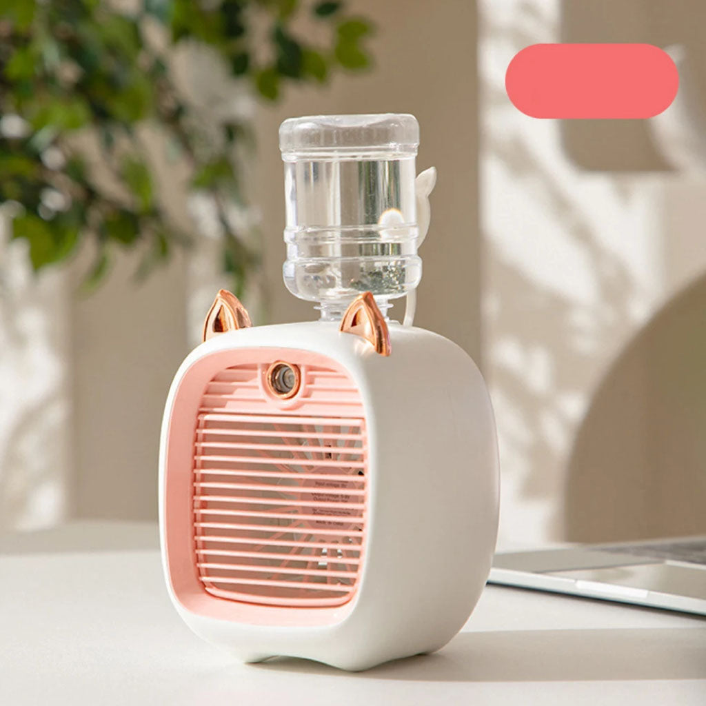 Humidificateur Ventilateur Design Chat – Rafraîchis-toi avec Style
