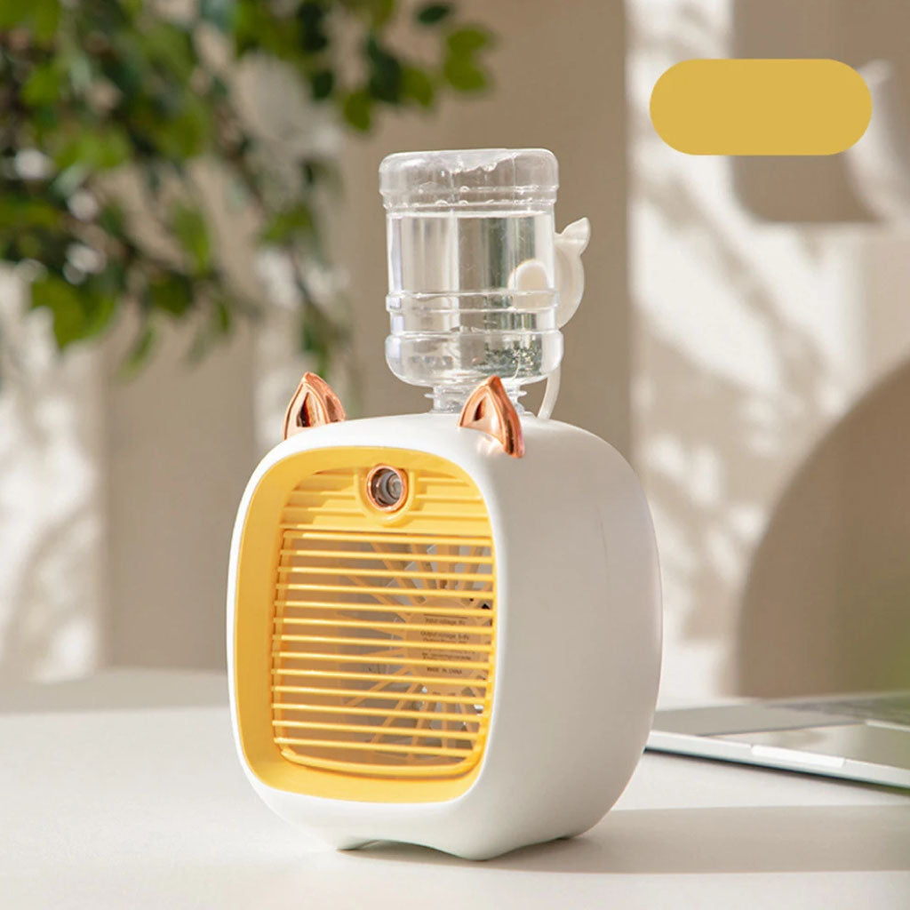 Humidificateur Ventilateur Design Chat – Rafraîchis-toi avec Style