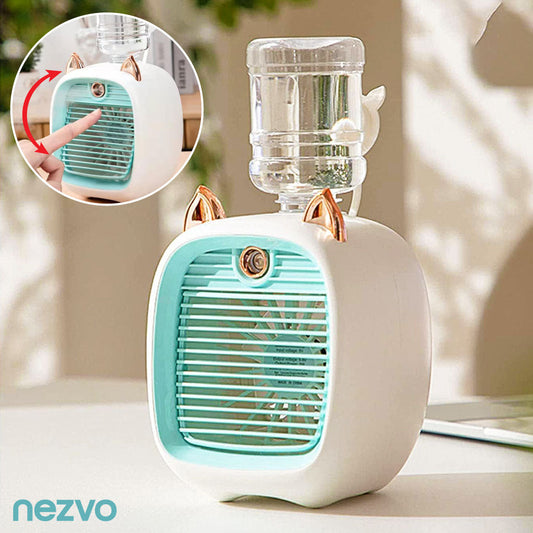 Humidificateur Ventilateur Design Chat – Rafraîchis-toi avec Style