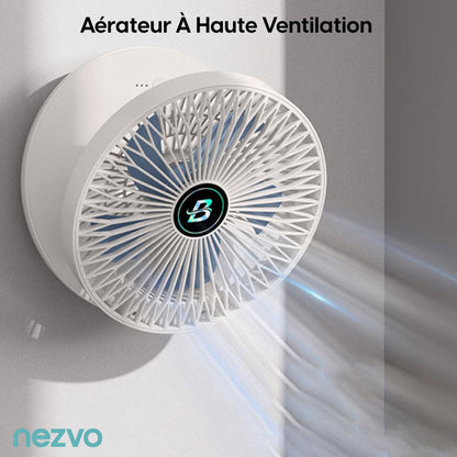 Ventilateur Réglable à Suspension Pliable Électrique et Sans Fil