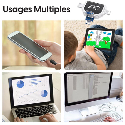 Lecteur de Carte SD TF 4-en-1 Universel