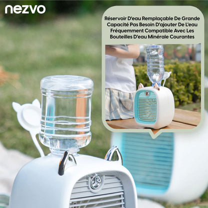 Humidificateur Ventilateur Design Chat – Rafraîchis-toi avec Style