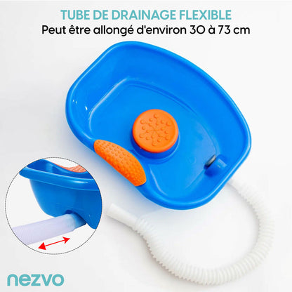 Lavabo Portable Pour Personnes Alitées, Shampoing, Soins Et Confort