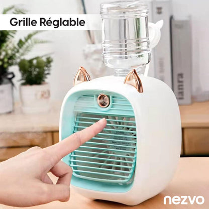 Humidificateur Ventilateur Design Chat – Rafraîchis-toi avec Style