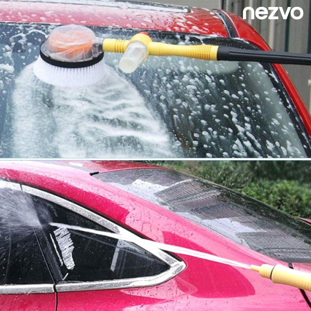 Kit de Brosse de Lavage Rotatif 360°